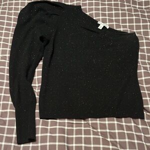 Autumn cashmere 1 shoulder sweater